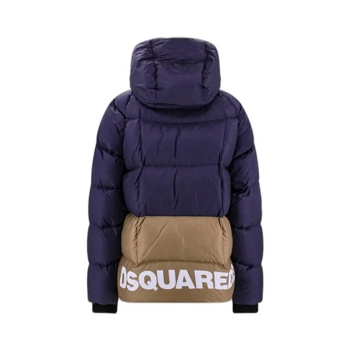 Dsquared2 Logo-Printed Zipped Padded Jacket