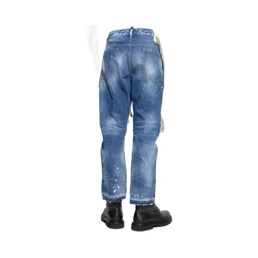 Dsquared2 Distressed Straight-Leg Jeans