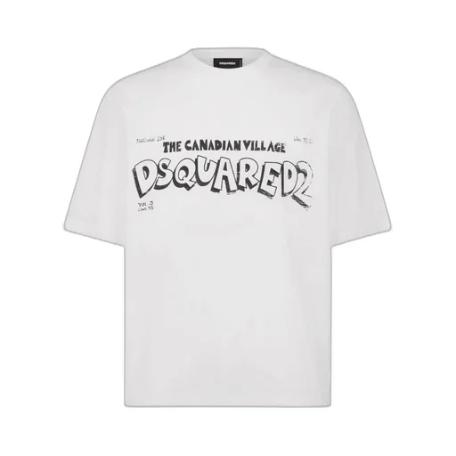 Dsquared2 Logo Printed Crewneck T-Shirt
