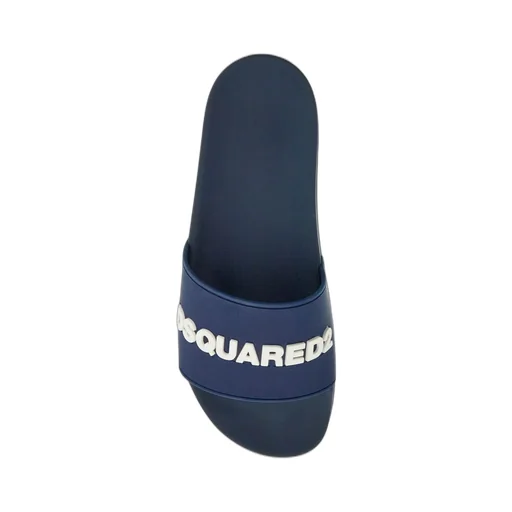 Dsquared2 Logo Embossed Pool Slides