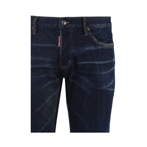 Dsquared2 Logo-Patch Slim-Cut Distressed Jeans