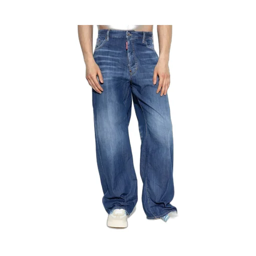 Dsquared2 Summer Lovers Medium Wash Loose Jeans
