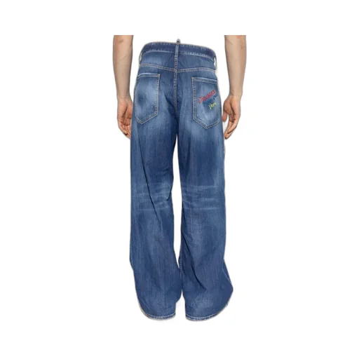 Dsquared2 Summer Lovers Medium Wash Loose Jeans