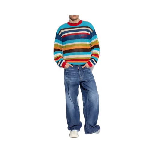 Dsquared2 Summer Lovers Medium Wash Loose Jeans