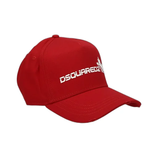 Dsquared2 Logo-Detailed Distressed Baseball Cap