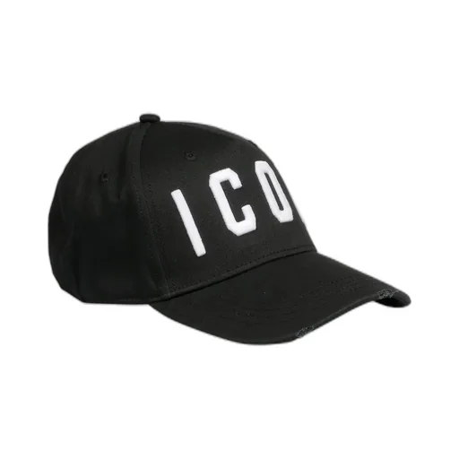 Dsquared2 Icon Embroidered Distressed Baseball Cap