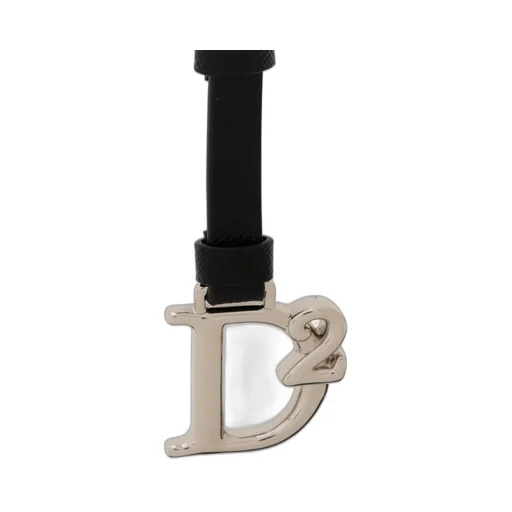 Dsquared2 Logo-Charm Hook-Clip Keyring