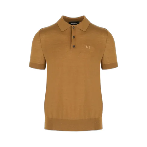 Dsquared2 Short-Sleeved Knitted Polo Shirt