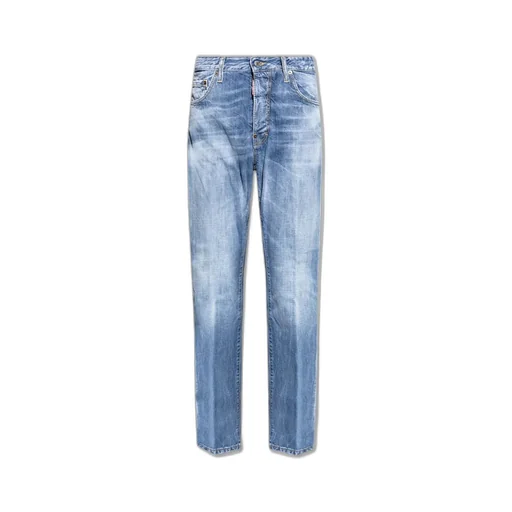 Dsquared2 Washed Straight-Leg Jeans