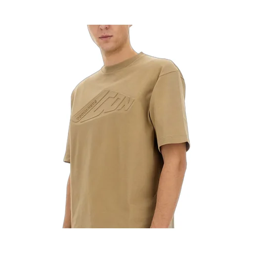 Dsquared2 Logo Embossed Crewneck T-Shirt