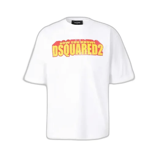 Dsquared2 Wash Loose Fit Slogan T-Shirt