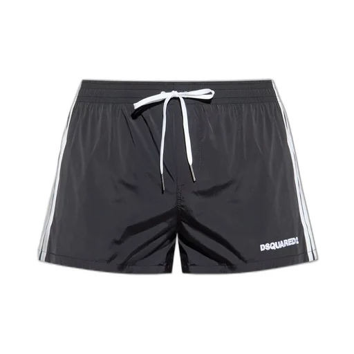 Dsquared2 Logo Embroidered Swim Shorts