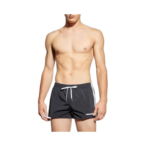 Dsquared2 Logo Embroidered Swim Shorts