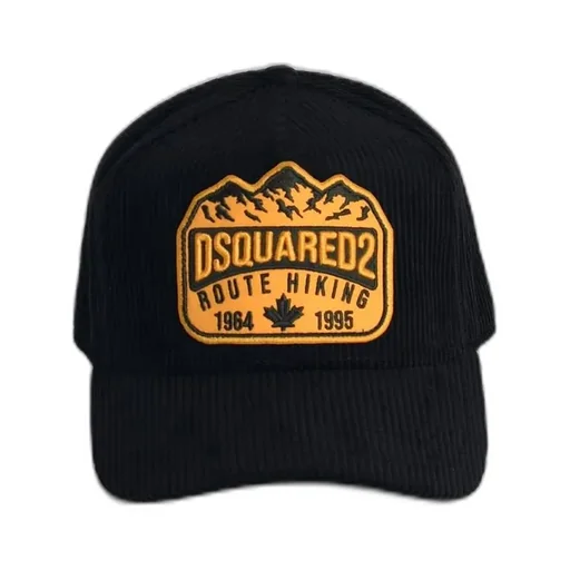 Dsquared2 Logo Patch Corduroy Cap