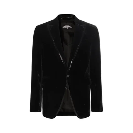 Dsquared2 Velvet Sequined Single-Breasted Blazer