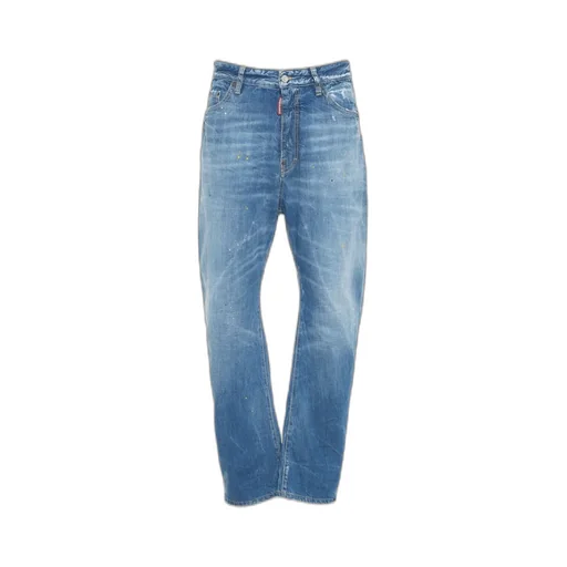 Dsquared2 Be Cool Be Nice Wash Loose Jeans