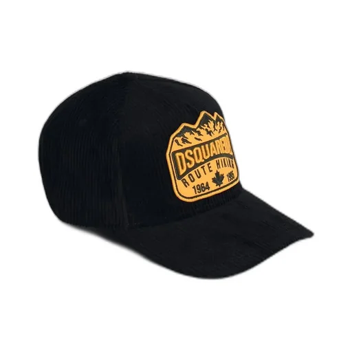 Dsquared2 Logo Patch Corduroy Cap