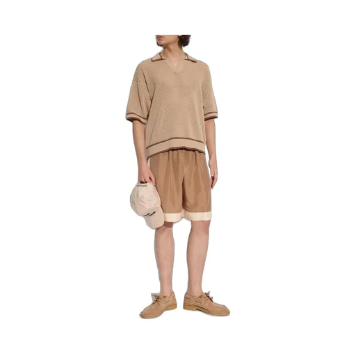 Dsquared2 Open Work Knitted Polo