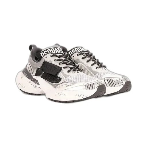 Dsquared2 Logo-Patch Lace-Up Sneakers