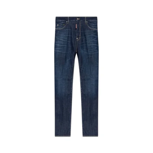 Dsquared2 Distressed Straight-Leg Jeans