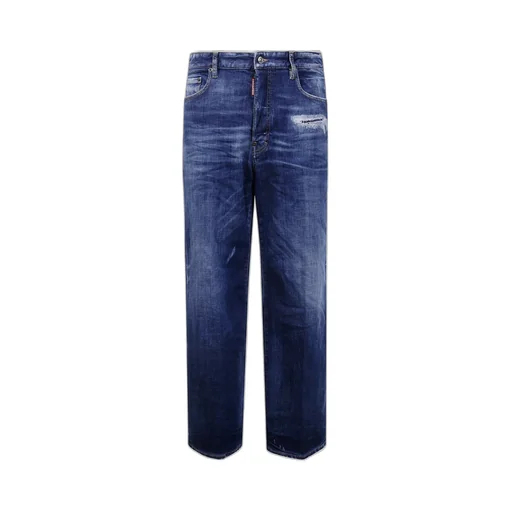 Dsquared2 Distressed Straight Jeans