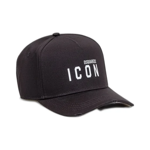 Dsquared2 Logo-Printed Distressed Baseball Cap