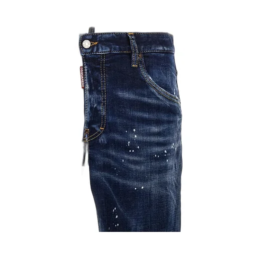 Dsquared2 Dark Easy Wash Skater Distressed Jeans