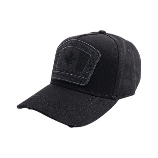 Dsquared2 Flag Patch Distressed Baseball Cap
