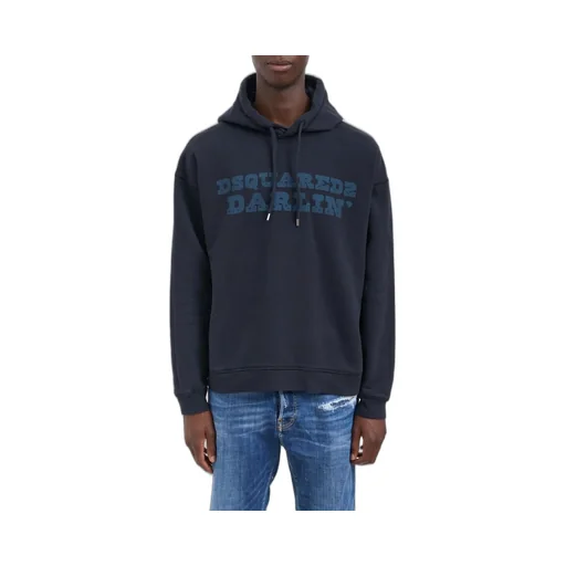 Dsquared2 Logo Printed Drawstring Hoodie