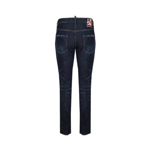 Dsquared2 Logo Patch Slim-Fit Jeans