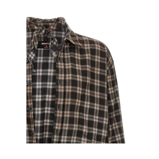 Dsquared2 Long-Sleeved Checked Shirt