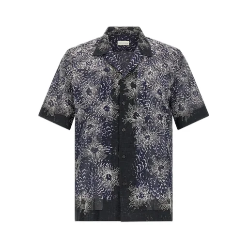 Dries Van Noten Embroidered Short-Sleeved Shirt