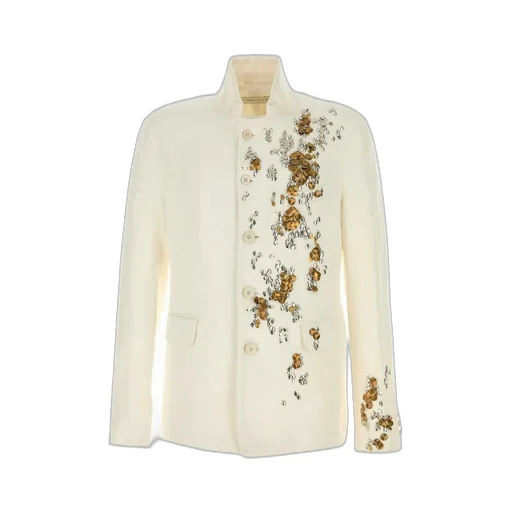 Dries Van Noten Embellished Button-Up Jacket