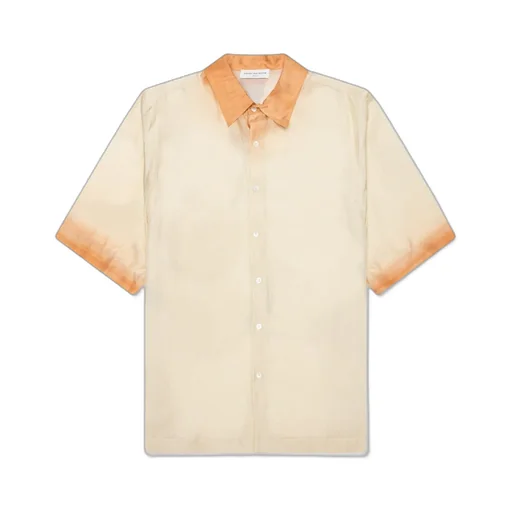 Dries Van Noten Cassidye Tie-Dyed Short-Sleeved Shirt