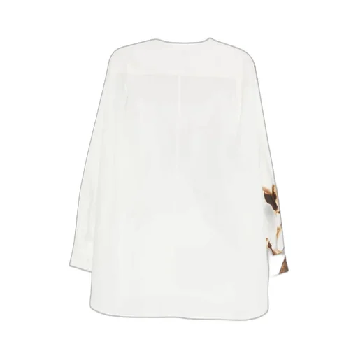 Dries Van Noten Graphic Printed Long-Sleeve Shirt