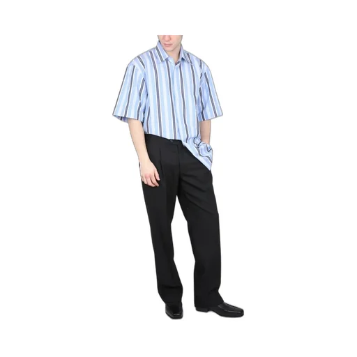Dries Van Noten Short-Sleeved Striped Shirt