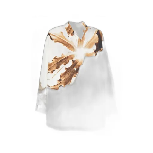 Dries Van Noten Graphic Printed Long-Sleeve Shirt