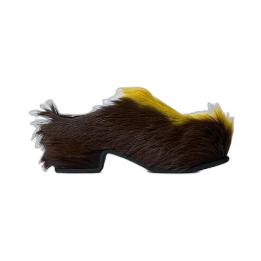 Dries Van Noten Shearling Slip-On Clogs