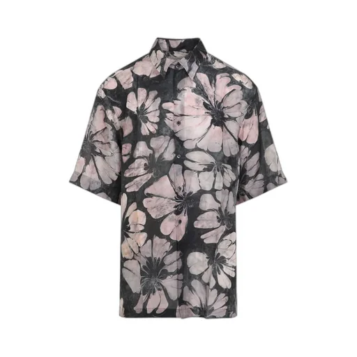 Dries Van Noten Cassidye Printed Short-Sleeved Shirt