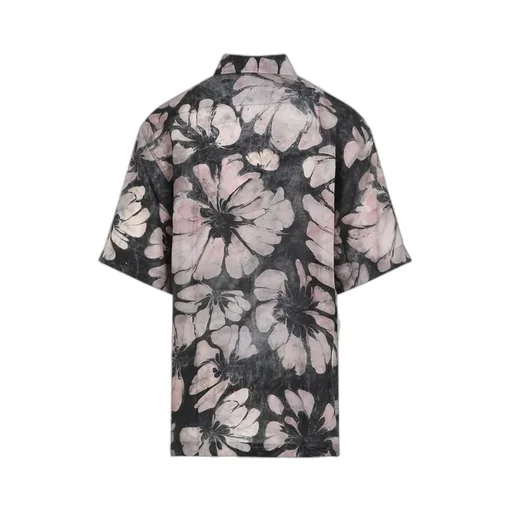 Dries Van Noten Cassidye Printed Short-Sleeved Shirt