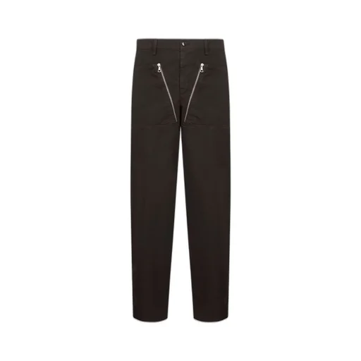 Dries Van Noten Zip-Detailed Straight-Leg Trousers