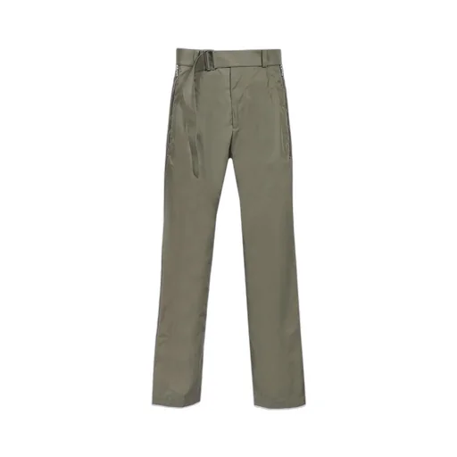 Dries Van Noten Belted Straight Leg Pants