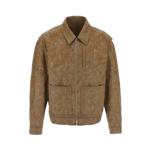 Dries Van Noten All-Over Embroidered Jacket