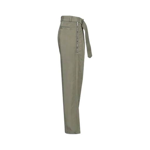 Dries Van Noten Belted Straight Leg Pants