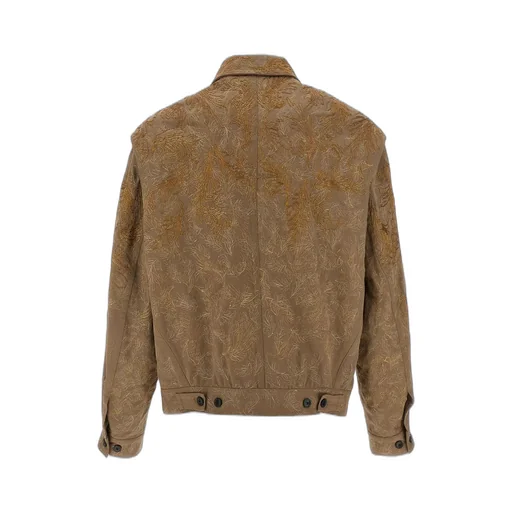Dries Van Noten All-Over Embroidered Jacket