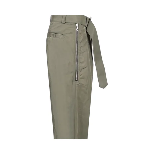Dries Van Noten Belted Straight Leg Pants