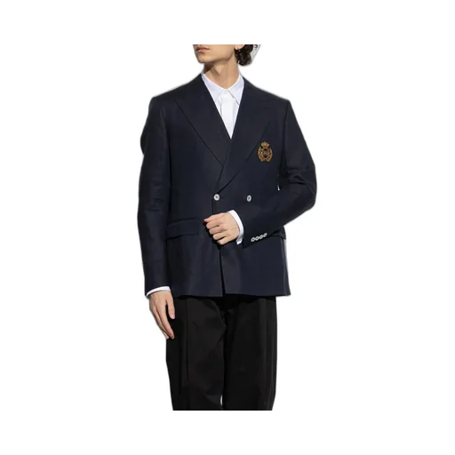 Dolce & Gabbana Heraldic Emblem Double-Breasted Tailored Jacket