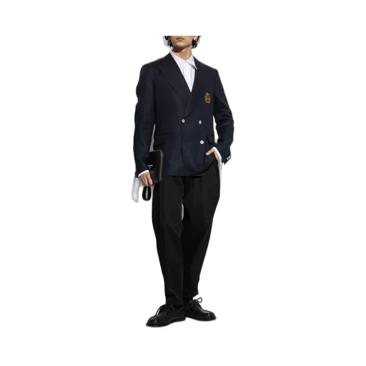 Dolce & Gabbana Heraldic Emblem Double-Breasted Tailored Jacket