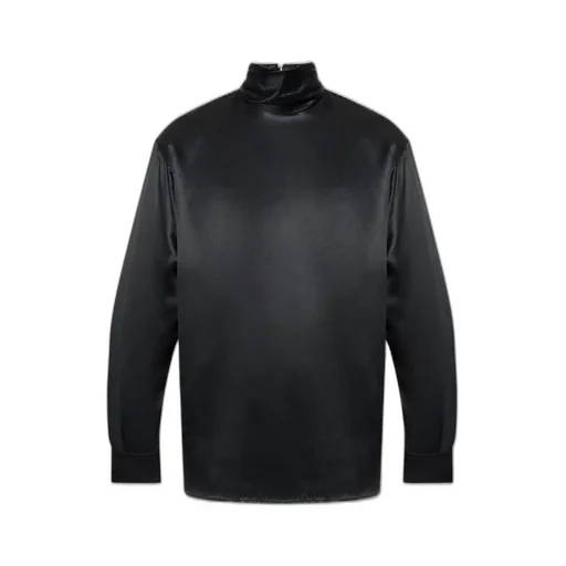 Dolce & Gabbana Satin Turtleneck Shirt