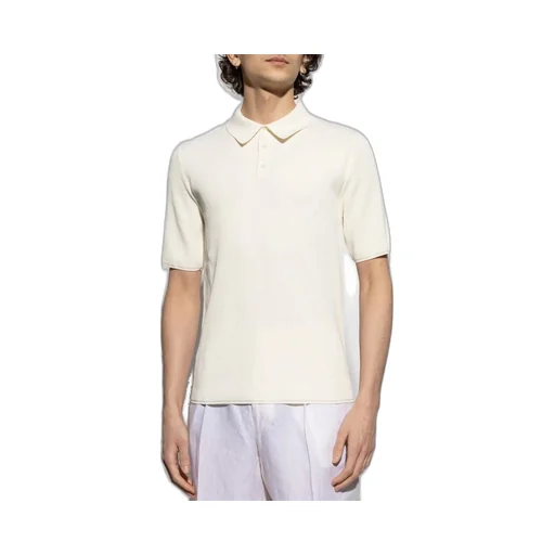 Dolce & Gabbana Short-Sleeved Knitted Polo Shirt